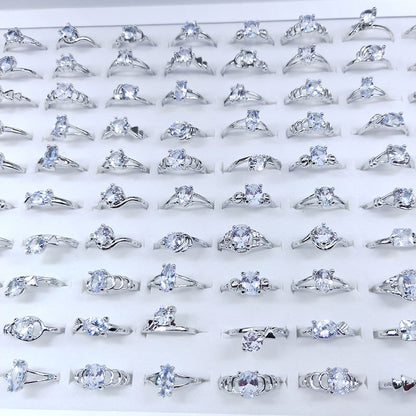 Mixed Zirconia Women's Rings