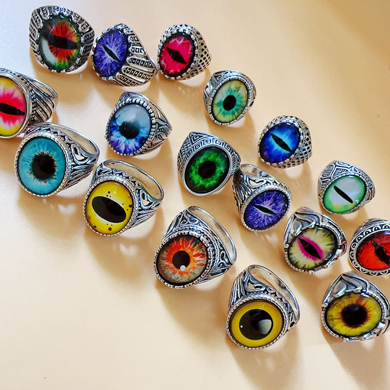 Mixed Demon Eye Rings