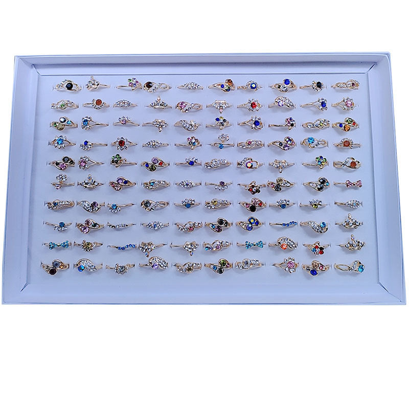 Mixed Rhinestone Rings