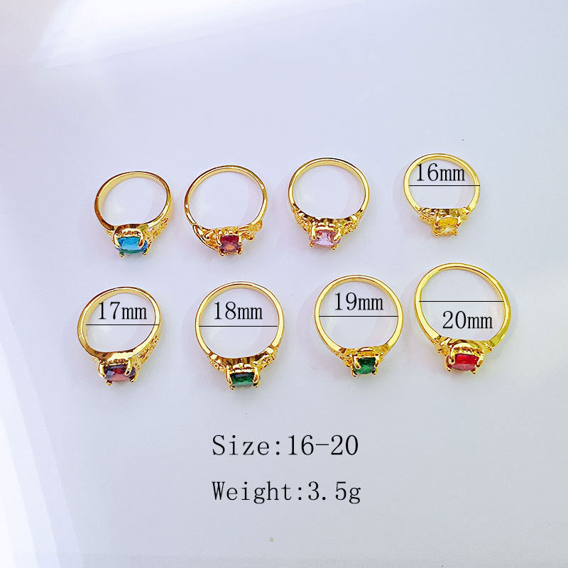 Mixed Classic Zirconia Rings