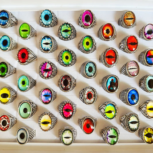 Mixed Demon Eye Rings