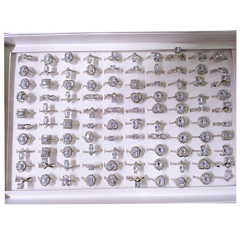 Mixed Zirconia Women's All-match Rings