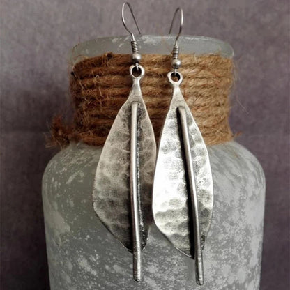 Vintage Geometric Spiral Earrings